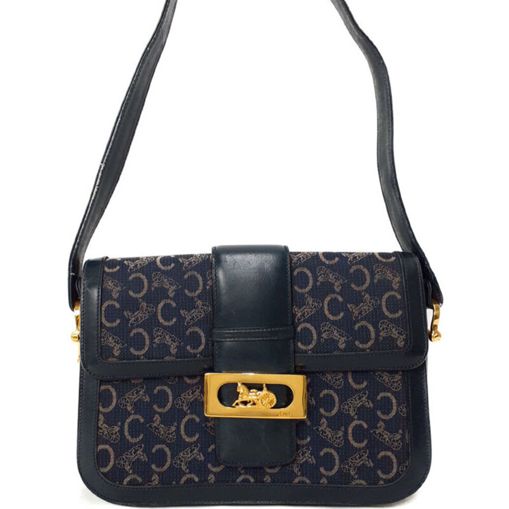 Celine Horse Carriage Macadam Shoulder Bag